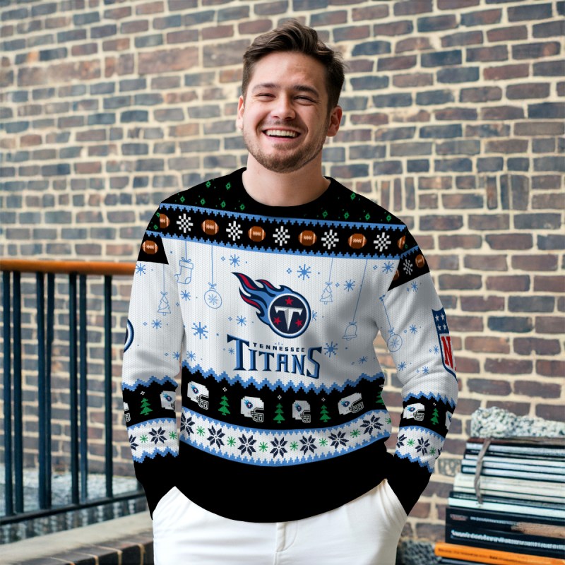 Tennessee Titans Ugly Christmas Sweater - MK Outdoor2