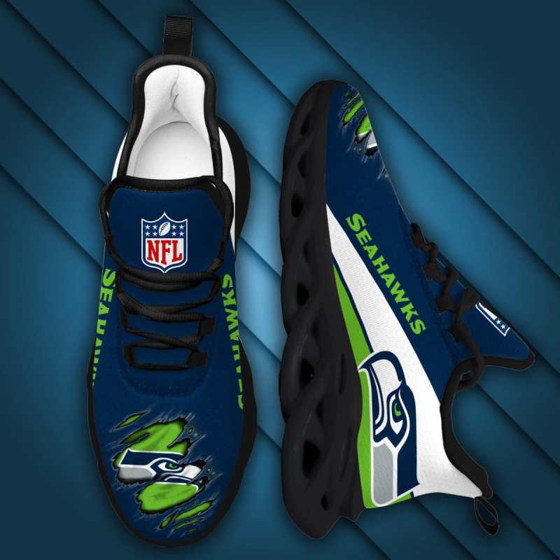 Seattle Seahawks Yezy Running Sneakers