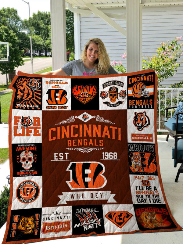 Cincinnati Bengals Premium Quilt