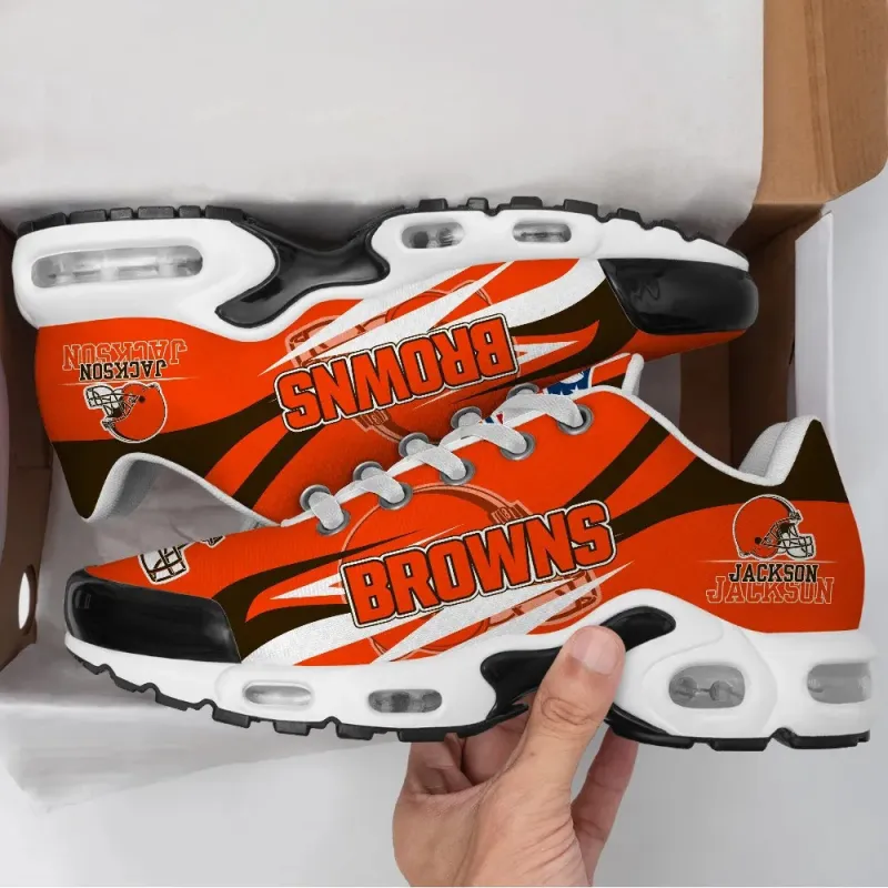 Cleveland Browns Personalized Plus T-N Youth Sneakers 2