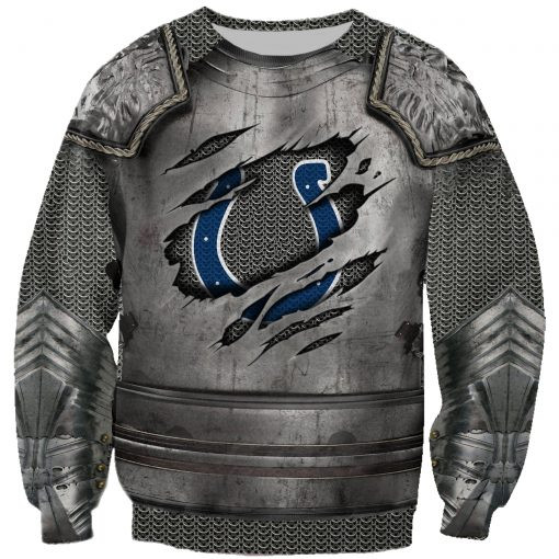 Indianapolis Colts Ugly Christmas Sweater Detail View