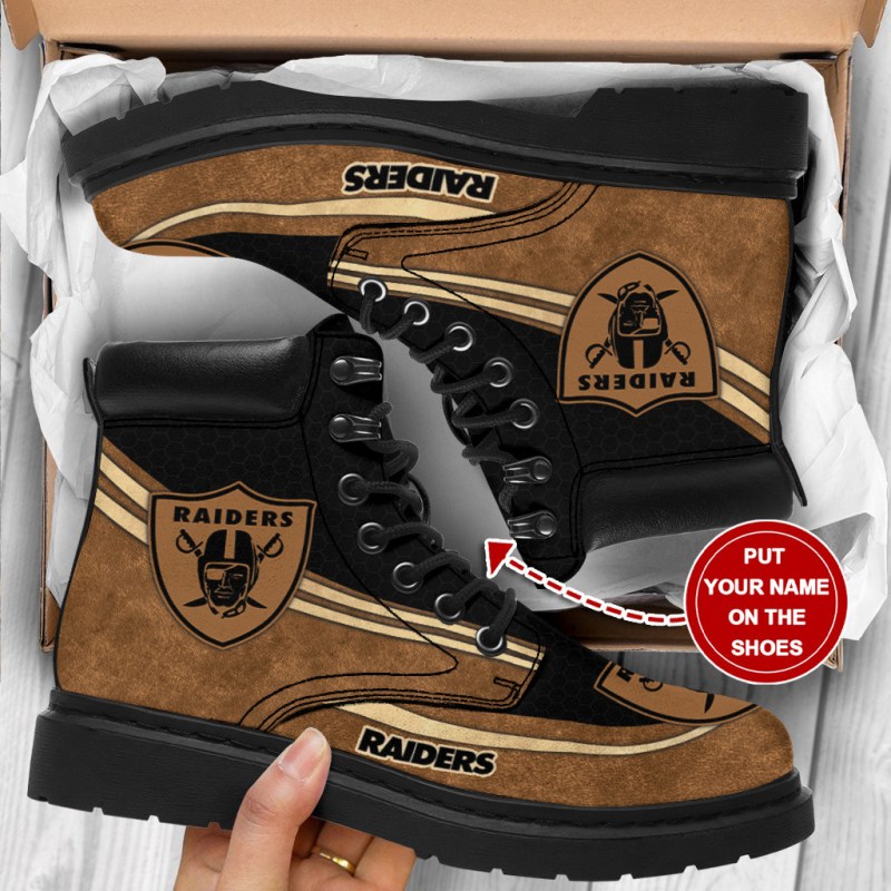 Las Vegas Raiders Personalized TBL Boots