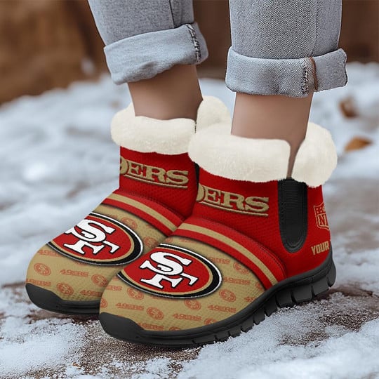 San Francisco 49ers Comfy Winter Snow Boots