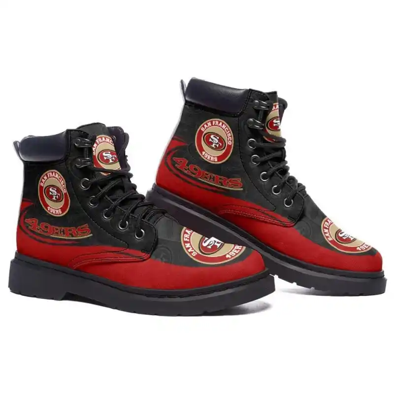 San Francisco 49ers TBLCL Boots Close Up