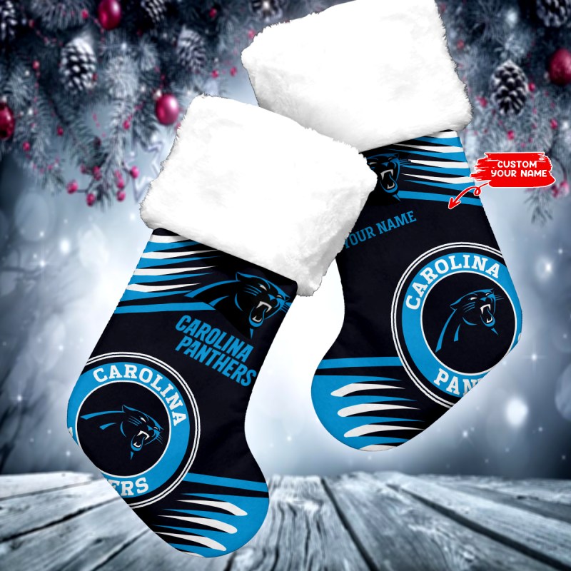 Carolina Panthers Christmas Socks for Fans