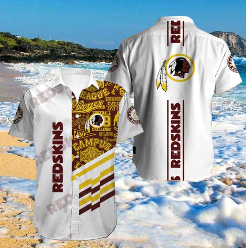 Sizing Chart for Washington Redskins Button Shirt
