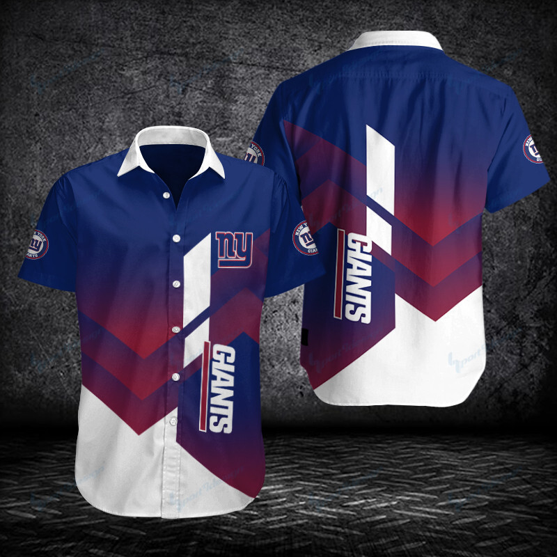New York Giants Button Shirt Sizing Chart