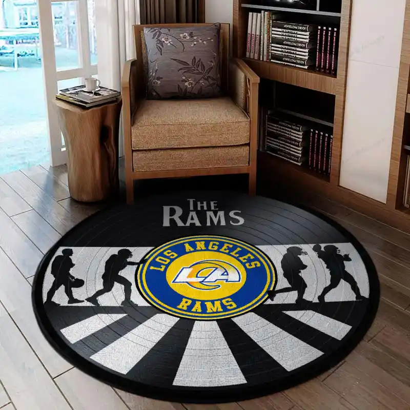 Los Angeles Rams Round Rug 101