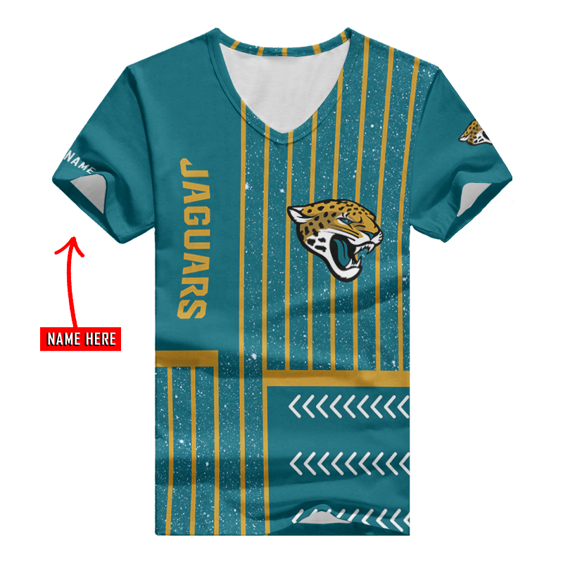 Jacksonville Jaguars T-shirt in multiple angles