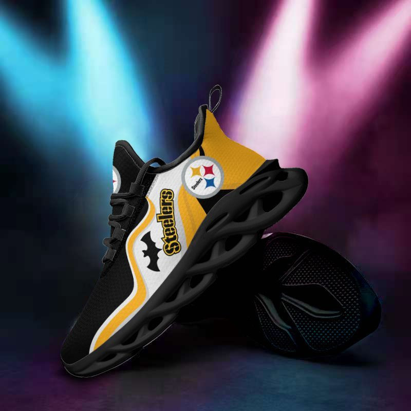 Pittsburgh Steelers Yezy Running Sneakers Top View