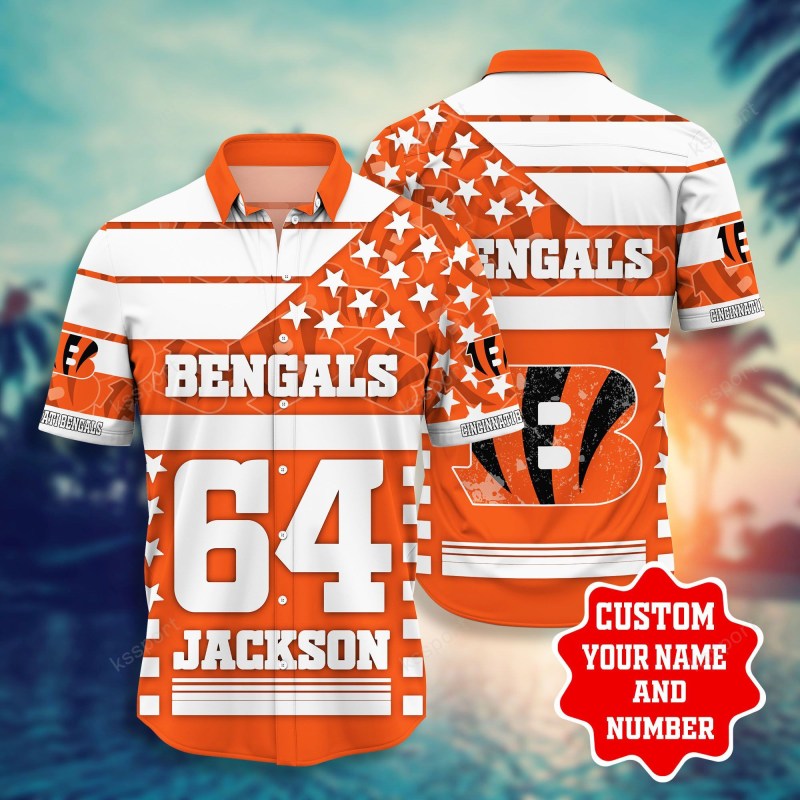 Cincinnati Bengals Personalized Shirt and Shorts