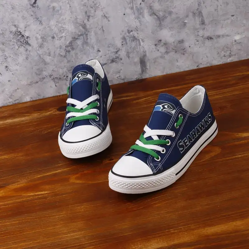 Seattle Seahawks New Low Top Background 2