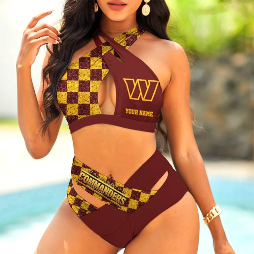 Washington Commanders Women's Bikini Swimsuit
