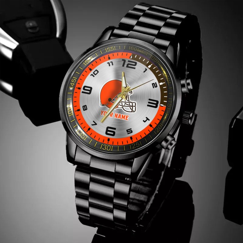 Cleveland Browns Black Fashion Watch