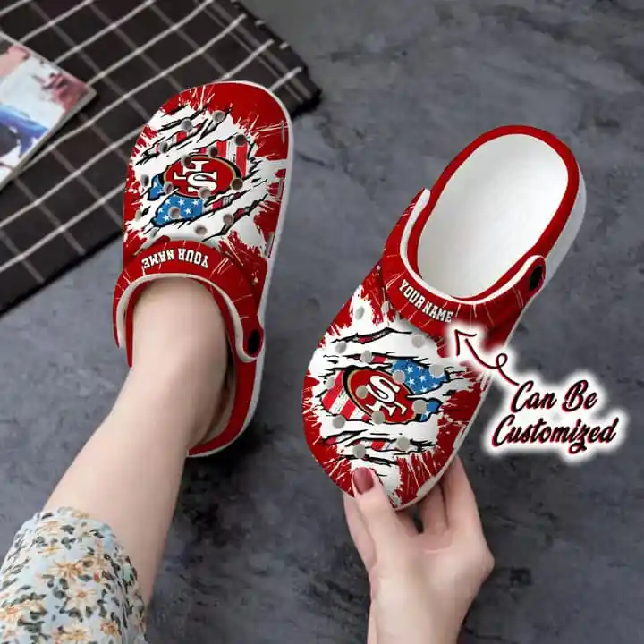 San Francisco 49ers Clogs