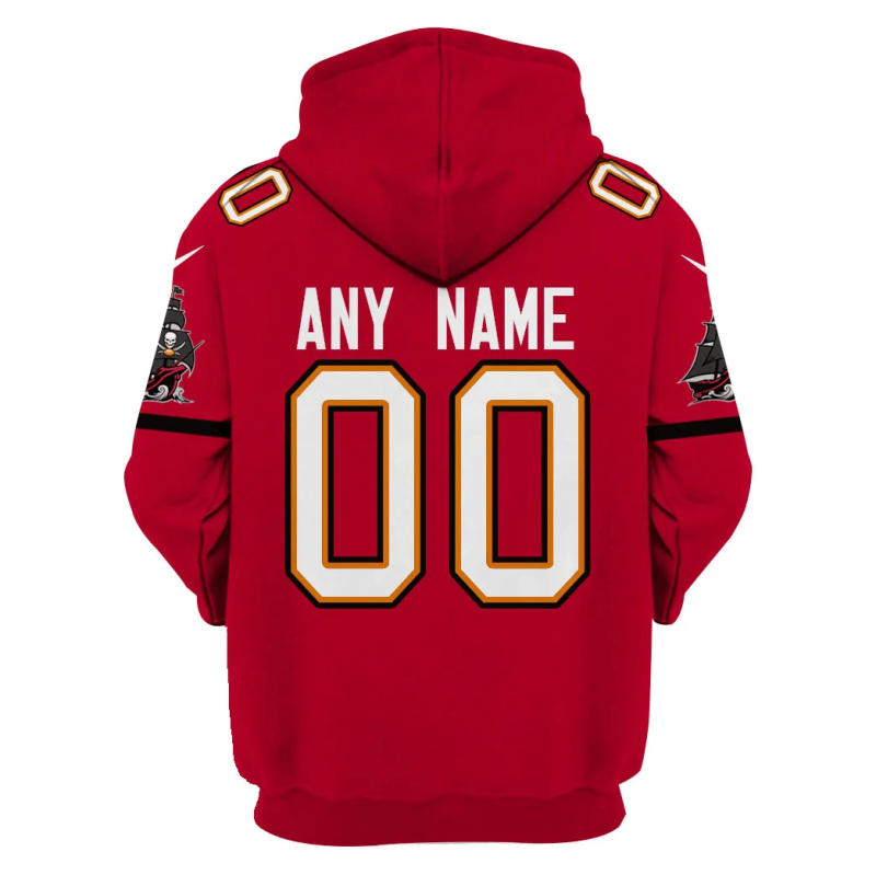 Tampa Bay Buccaneers Hoodie Back View