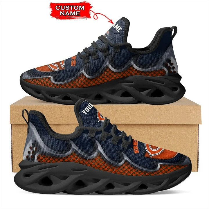 Chicago Bears Personalized Yezy Running Sneakers