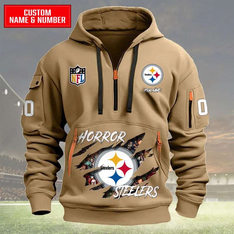 Pittsburgh Steelers Hoodie Khaki