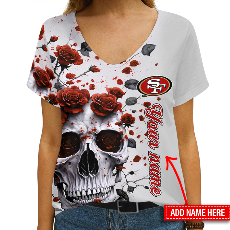 San Francisco 49ers V-neck T-shirt