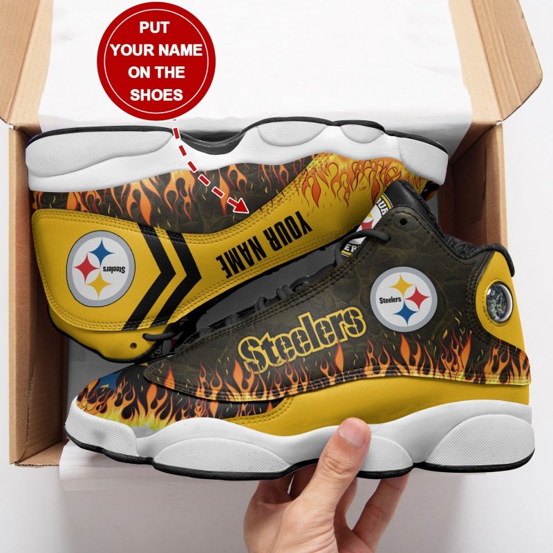 Pittsburgh Steelers Personalized AJD13 Sneakers