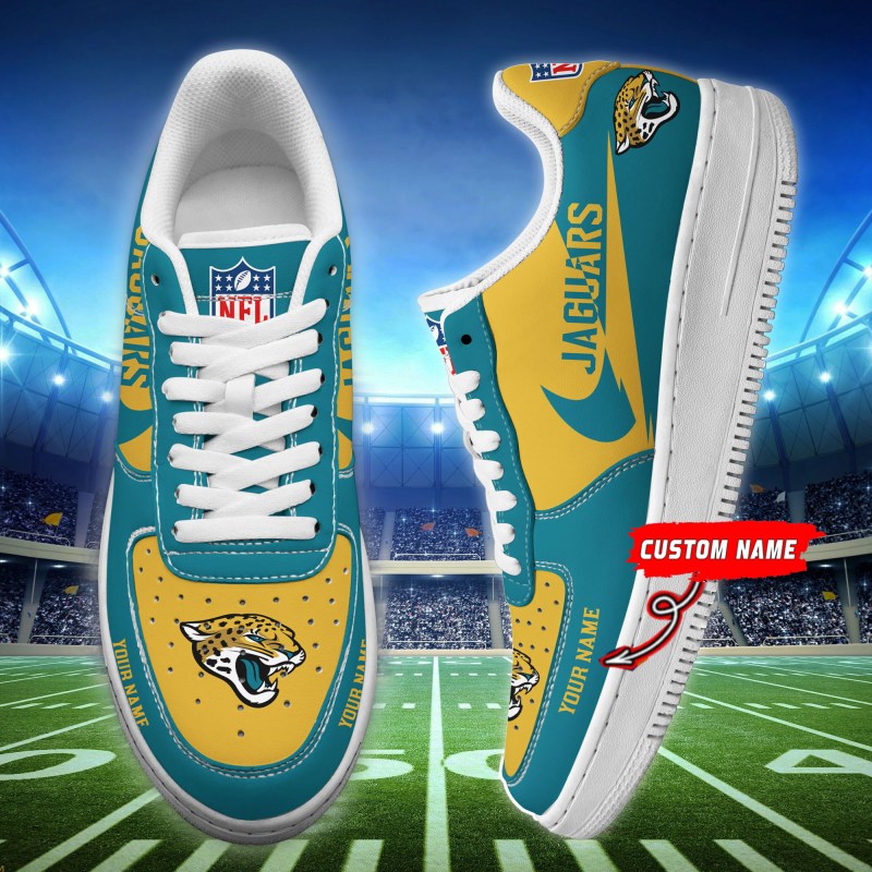 Jacksonville Jaguars Personalized AF1 Shoes