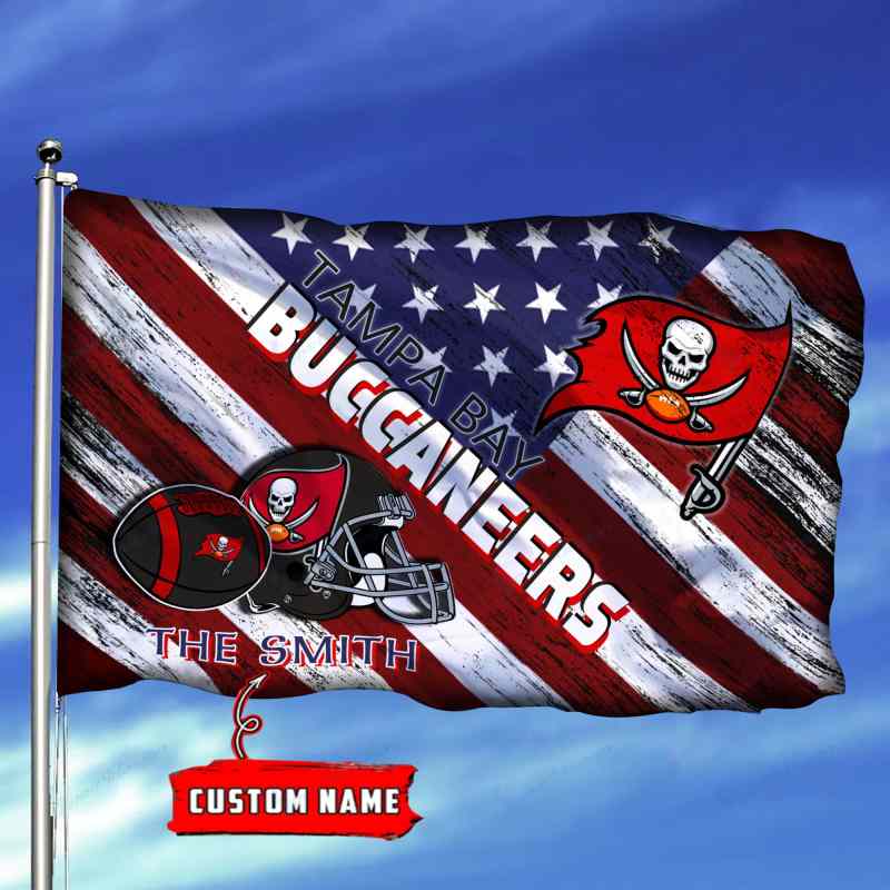 Tampa Bay Buccaneers Personalized Flag