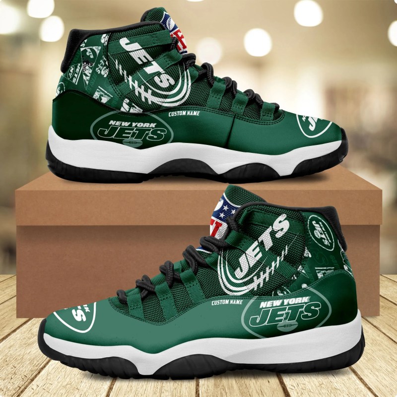 New York Jets Personalized AJD11 Sneakers