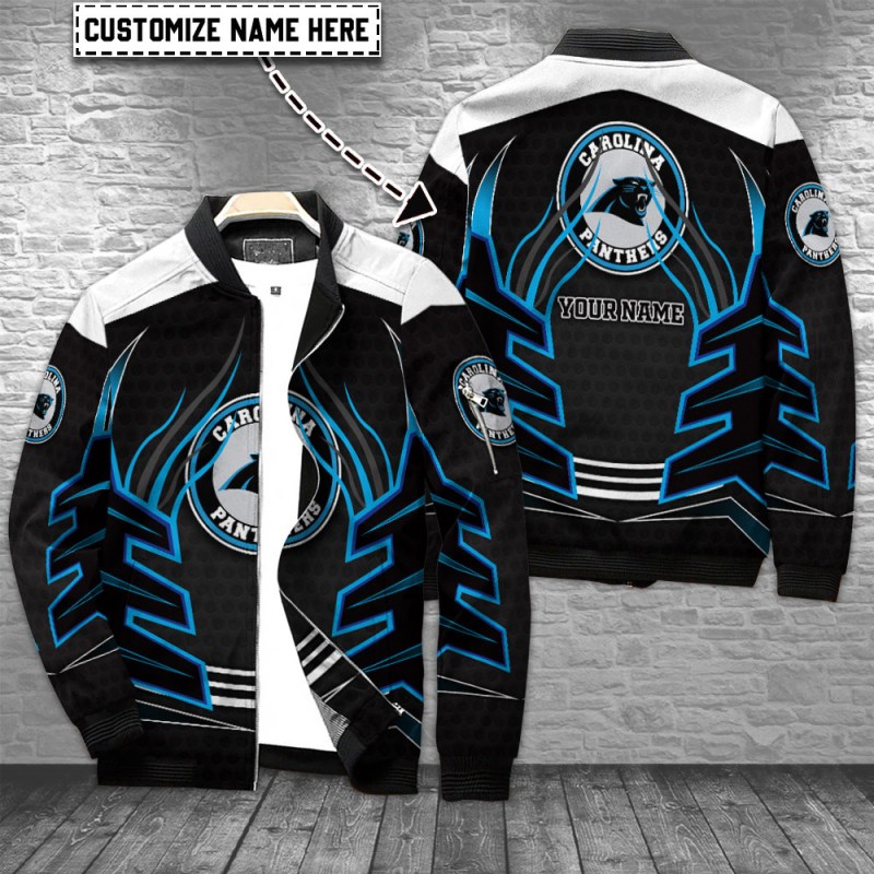 Detroit Lions Personalized Bomber Jacket