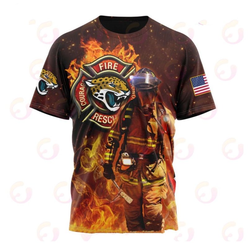Jacksonville Jaguars Firefighters Hoodie 4