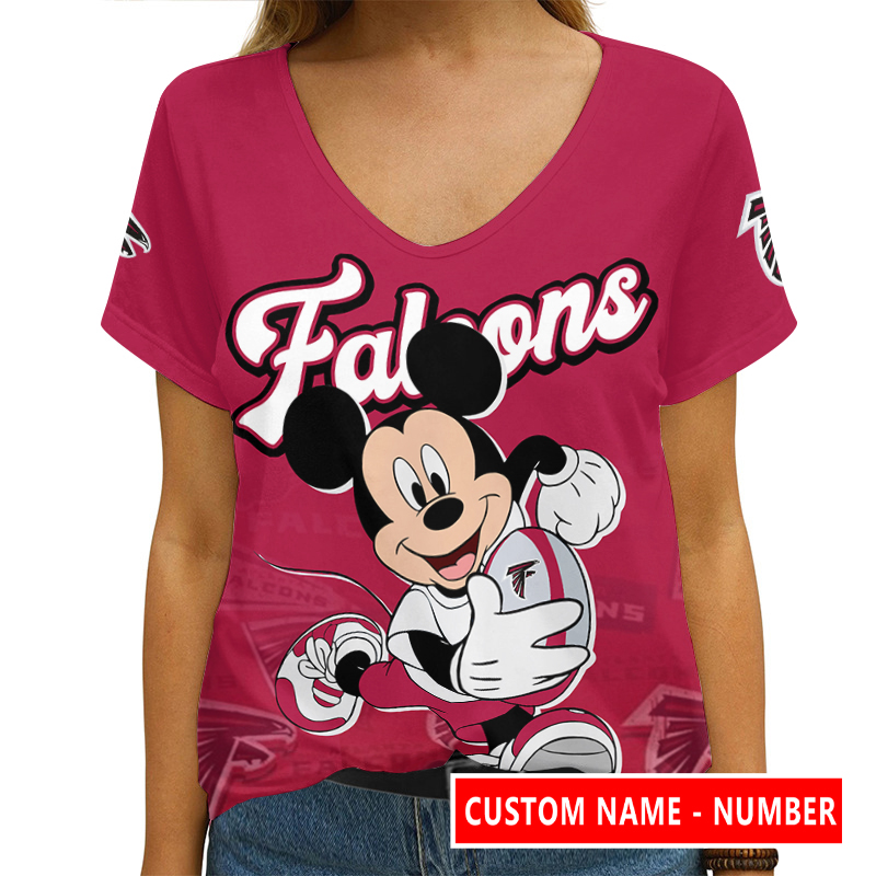 Personalized Women T-shirt for Atlanta Falcons Fans