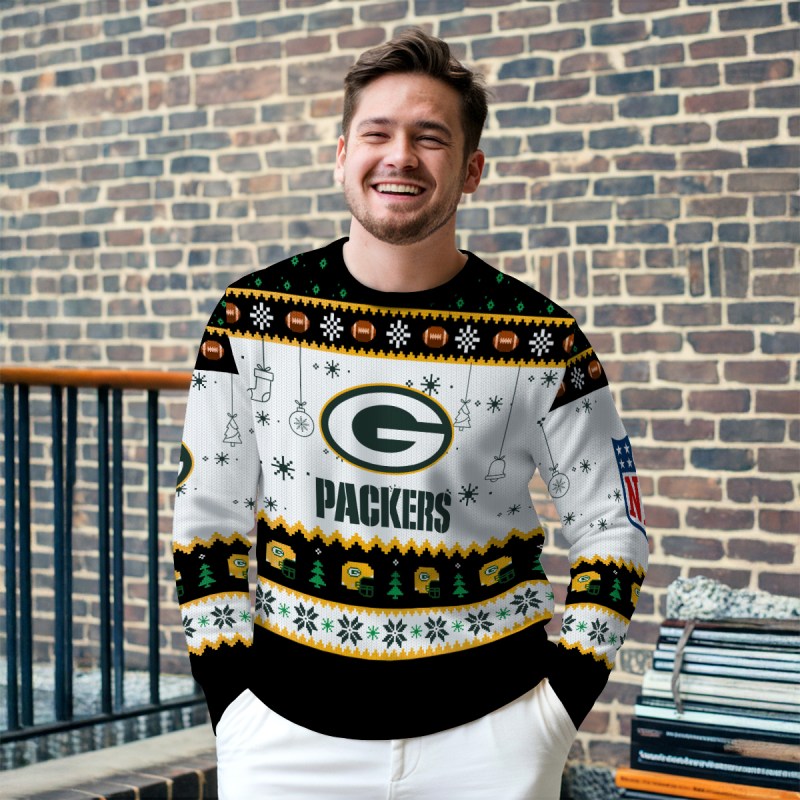 Green Bay Packers Ugly Christmas Sweater 3