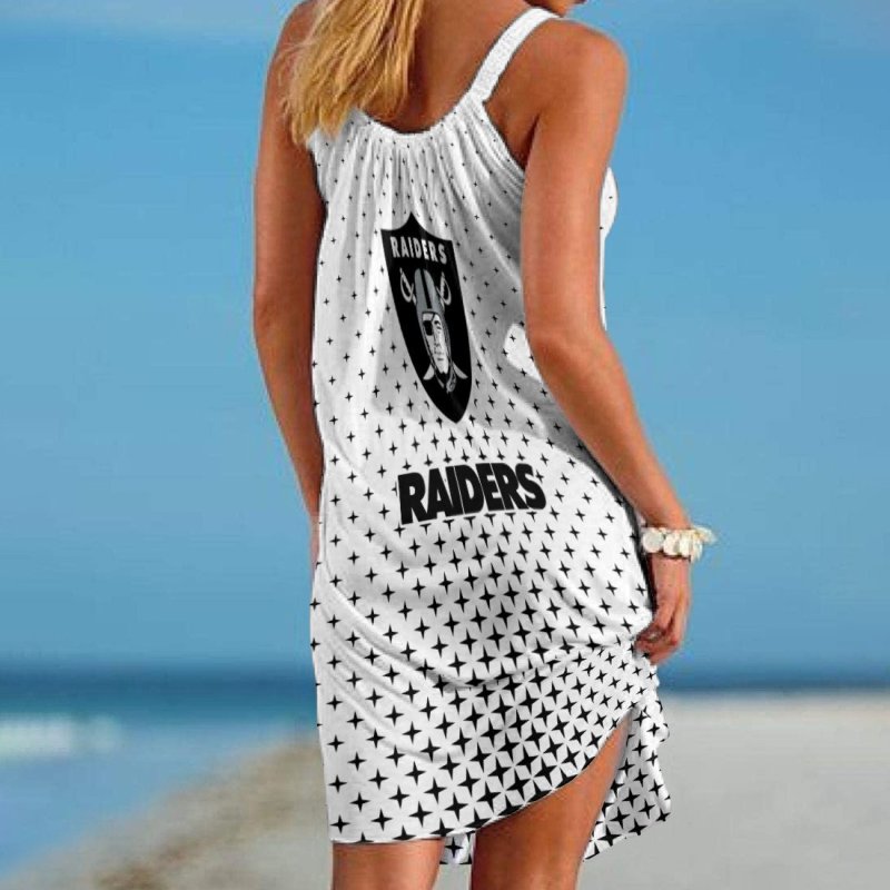Las Vegas Raiders Beach Dress Image 2