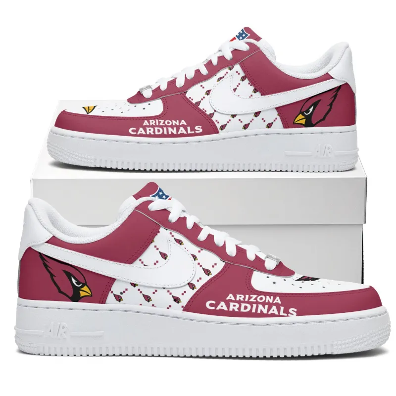 AF1-1 Logo Pattern Sneakers for Arizona Cardinals Fans