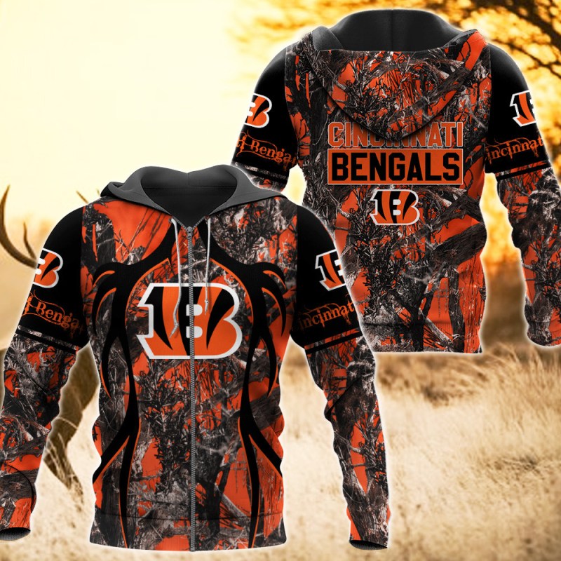 Cincinnati Bengals All Over Printed Ugly Christmas Sweater