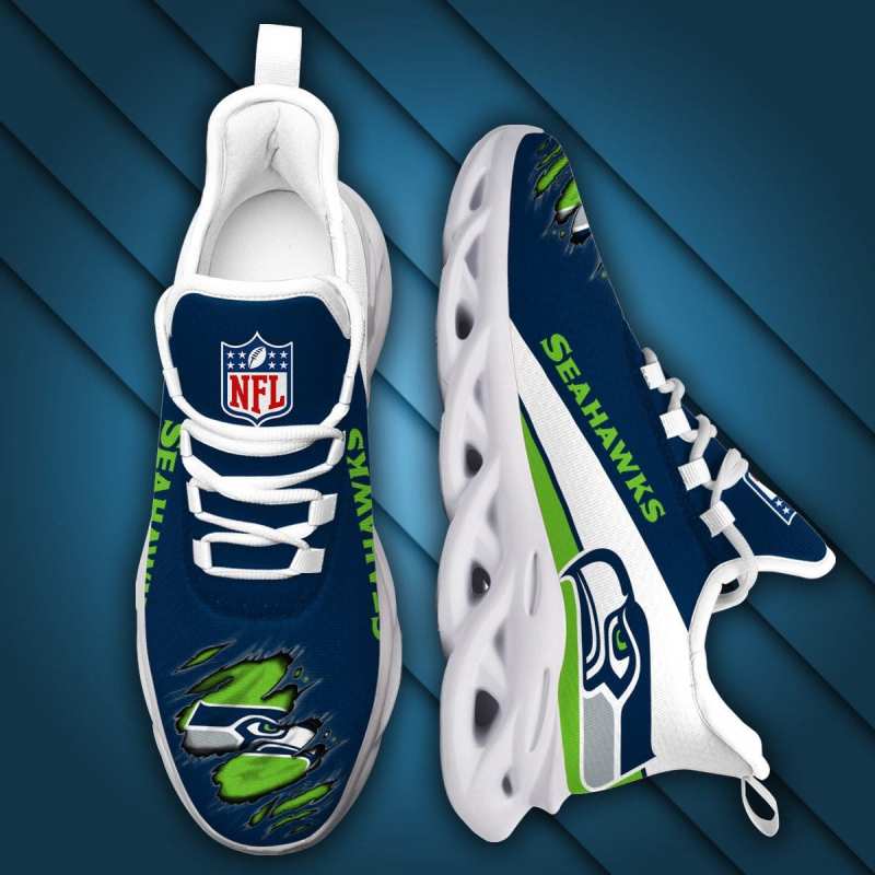 Seattle Seahawks Yezy Running Sneakers