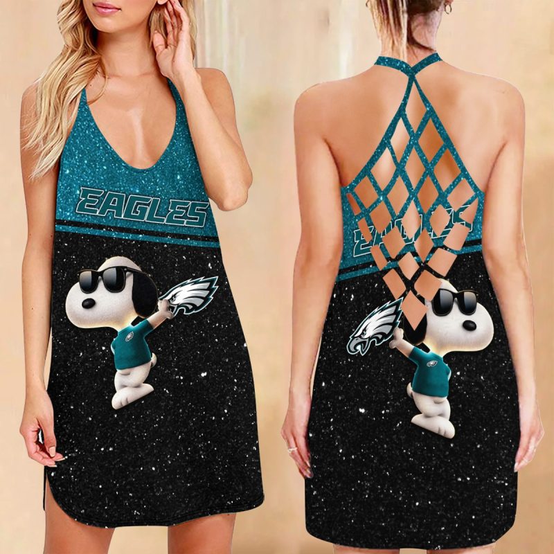 Philadelphia Eagles Criss-Cross Dress