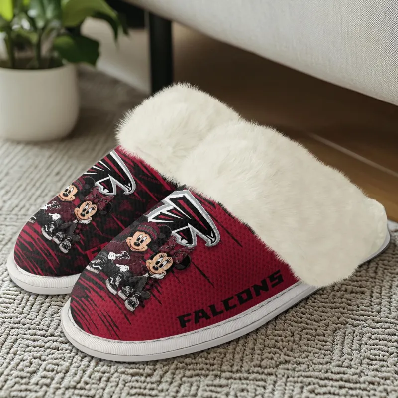Atlanta Falcons Fuzzy Slippers
