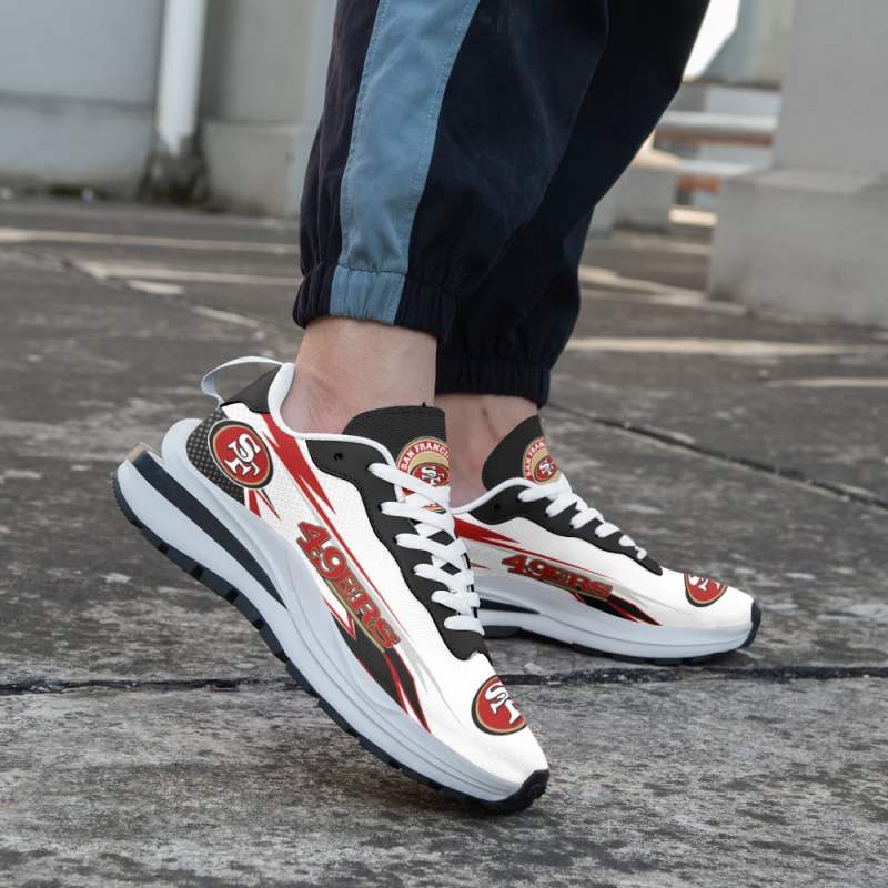 San Francisco 49ers Sport Running HF Sneakers Side View
