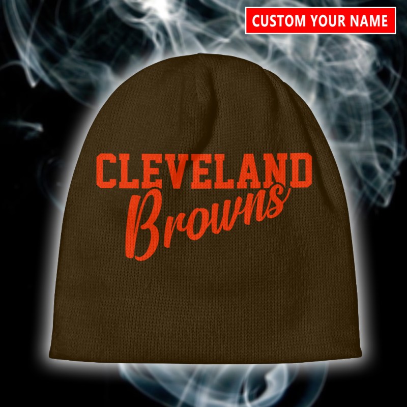 Cleveland Browns Personalized Wool Beanie