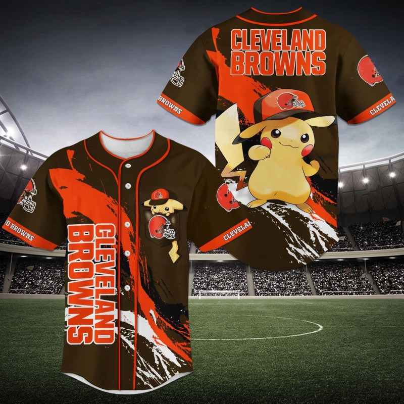 Cleveland Browns Baseball Jersey