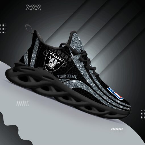 Las Vegas Raiders Personalized Yeezy Running Sneakers