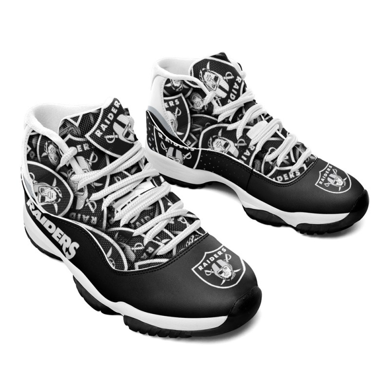 Las Vegas Raiders AJD11 Sneakers Back View