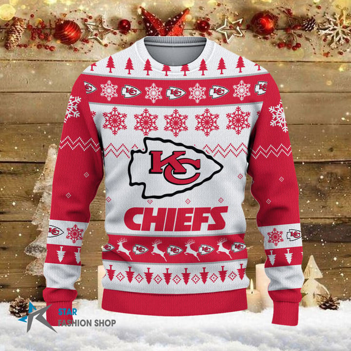 Kansas City Chiefs Woolen Sweater Side View