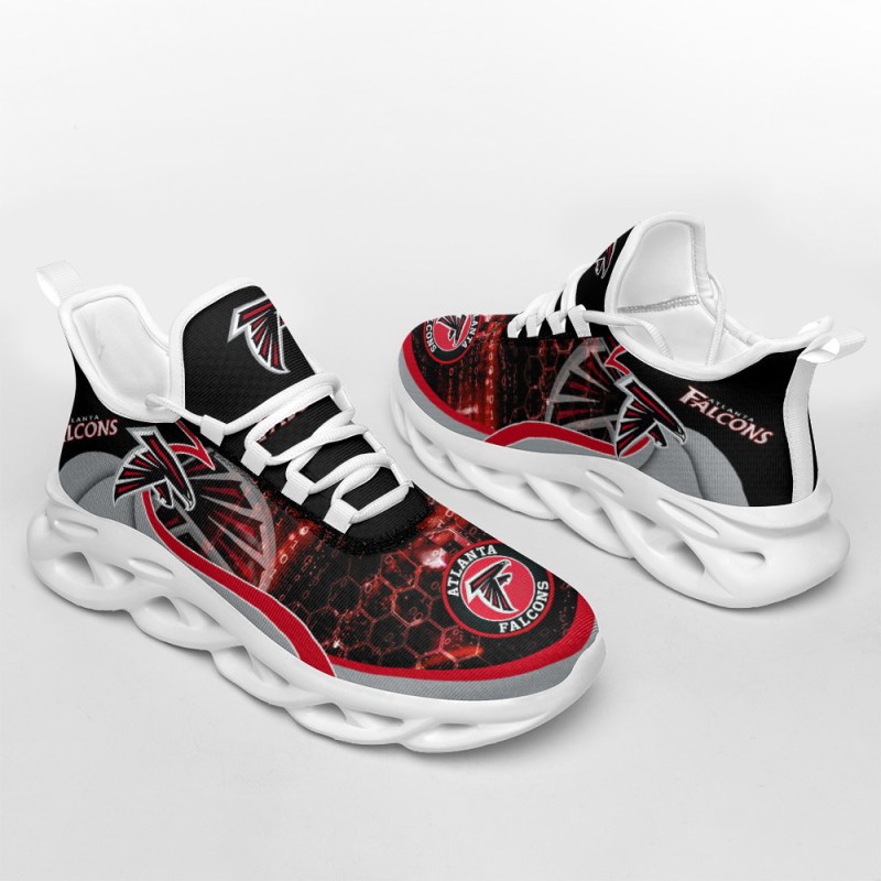 Atlanta Falcons Yezy Sneakers Close-Up