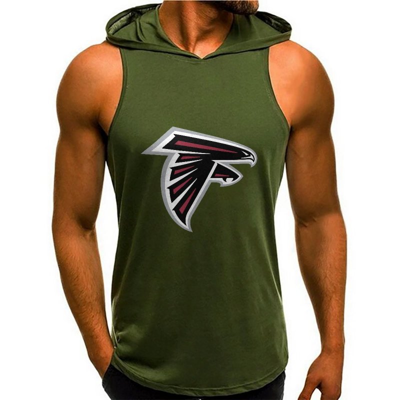Atlanta Falcons Hoodie Vest Back View