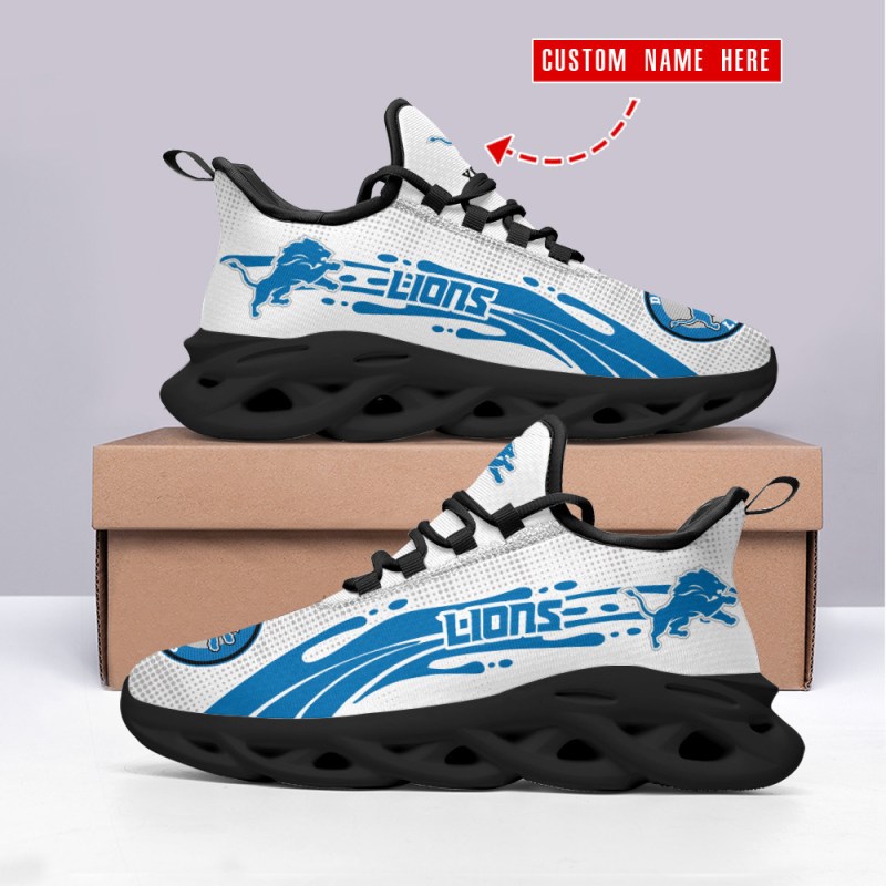 Detroit Lions Personalized Yeezy Running Sneakers