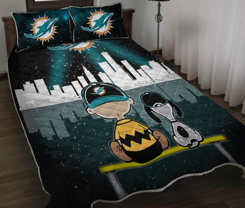 Miami Dolphins Quilt Set