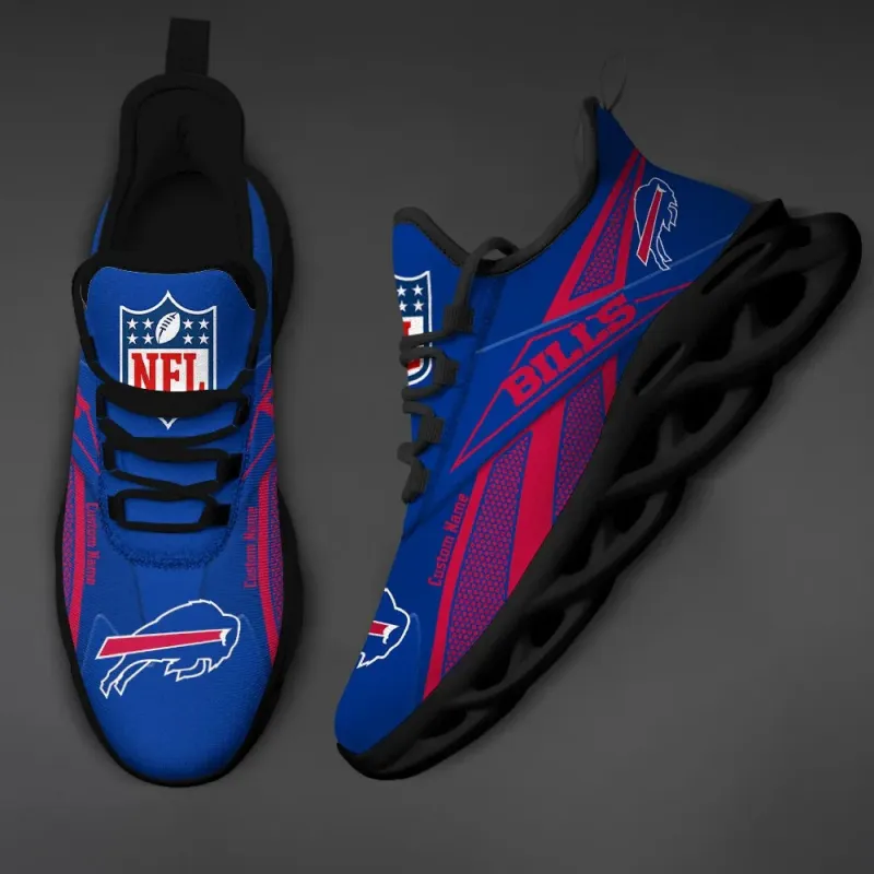 Buffalo Bills Yezy Sneakers - Top View