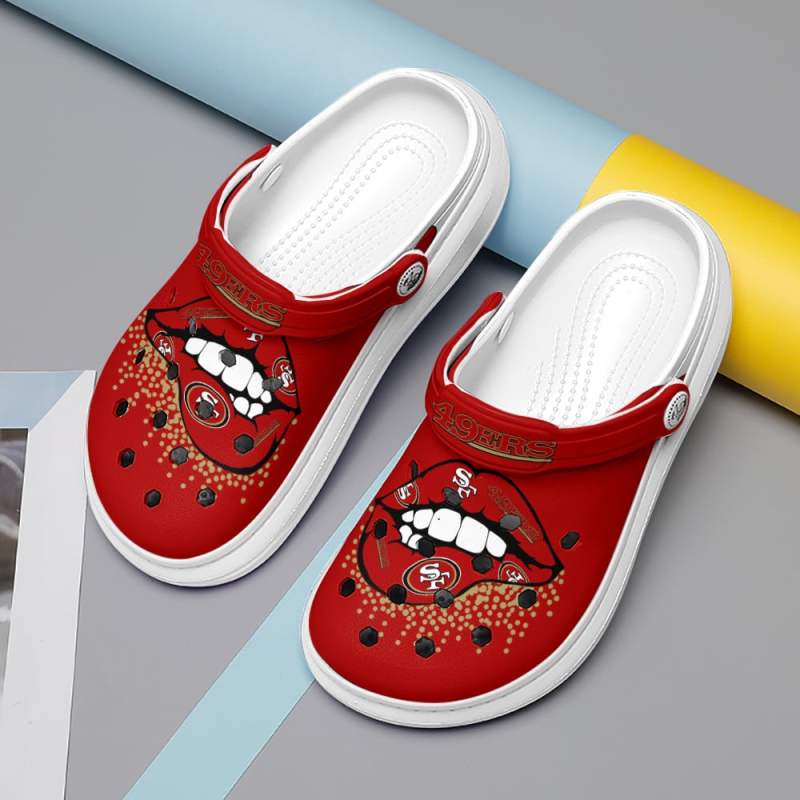 San Francisco 49ers Limited Clog Back View