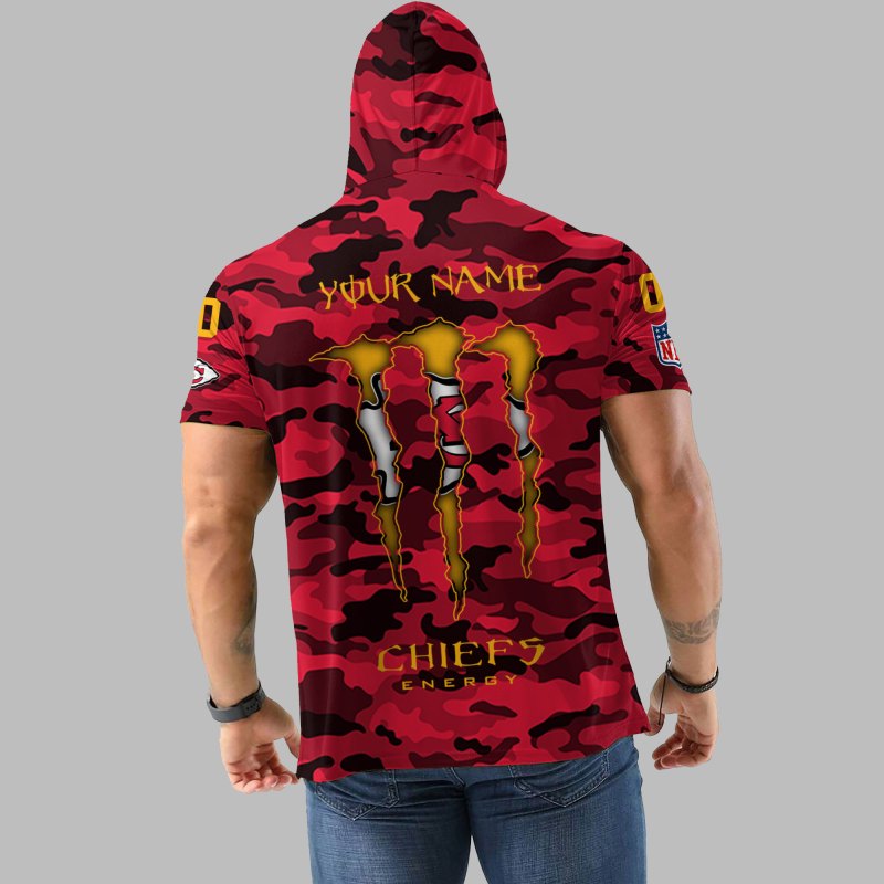 Kansas City Chiefs Camo Hoodie Back